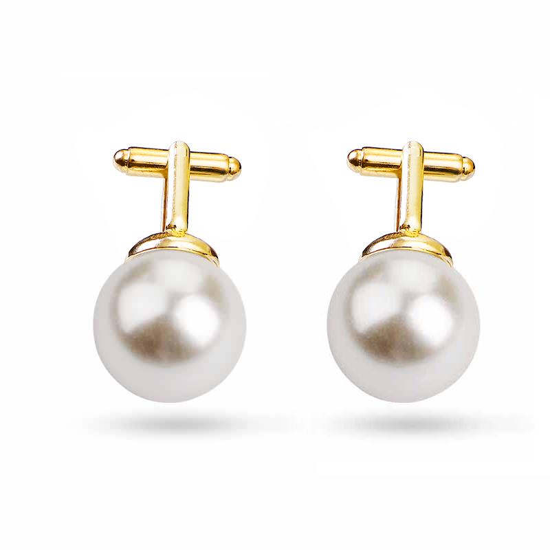 Mens Imitation Pearl Ball Shaped Cufflinks Black And Golden Tones Sleeve Button
Mens Imitation Pearl Ball Shaped Cufflinks Black And Golden Tones Sleeve Button