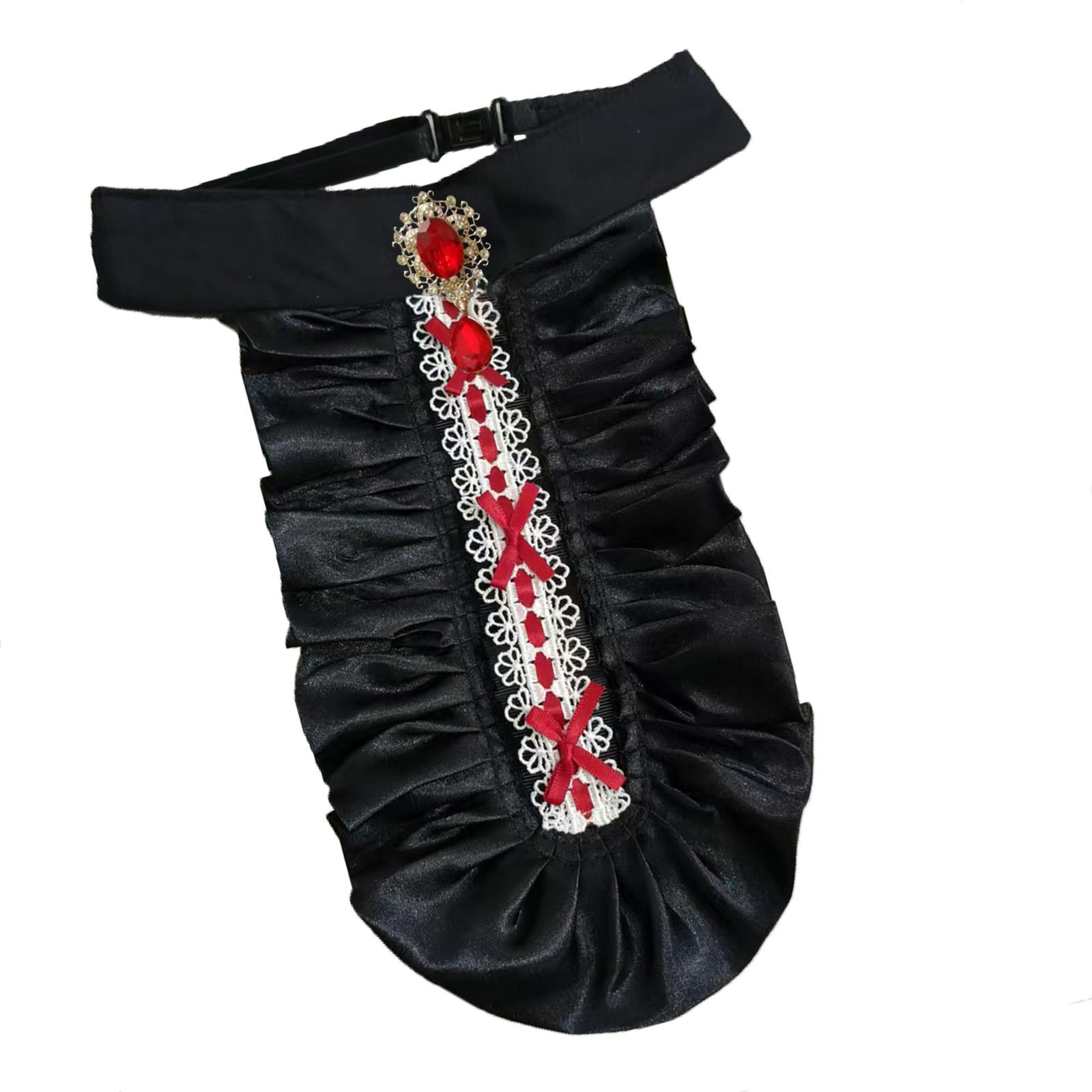 Викторианская колониальная атласная оборка жабо накладной воротник кристалл галстук средневековый костюм рубашка спереди съемный воротник 2
Викторианская колониальная атласная оборка жабо накладной воротник кристалл галстук средневековый костюм рубашка спереди съемный воротник 2