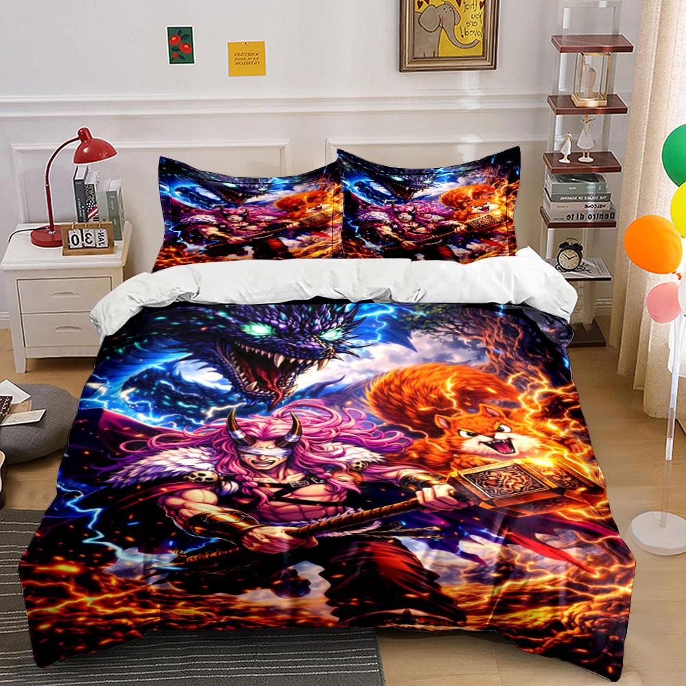 Dragon, warrior, squirrel, lightning. Bedding sets Duvet cover sets Duvet covers Pillowcases(1 * Duvet Cover 2 * Pillowcases, without duvet insert) 135x200cm
Dragon, warrior, squirrel, lightning. Bedding sets Duvet cover sets Duvet covers Pillowcases(1 * Duvet Cover 2 * Pillowcases, without duvet insert) 135x200cm