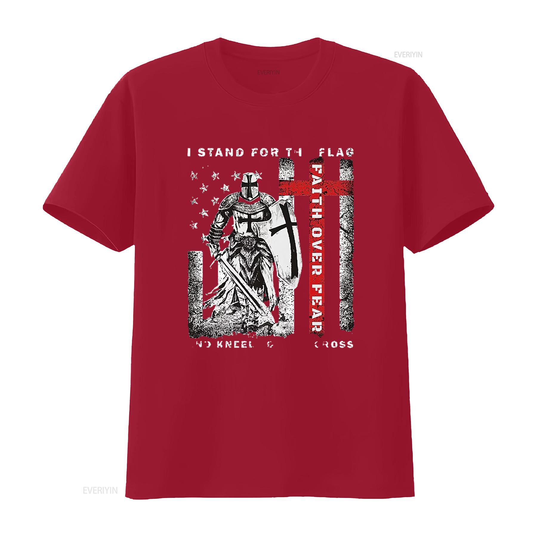 Faith Over Fear American Flag Knight Templar Premium T Shirt Black 2X Large vintage Washed Versatile Stretched Soft Slightly S
Faith Over Fear American Flag Knight Templar Premium T Shirt Black 2X Large vintage Washed Versatile Stretched Soft Slightly S