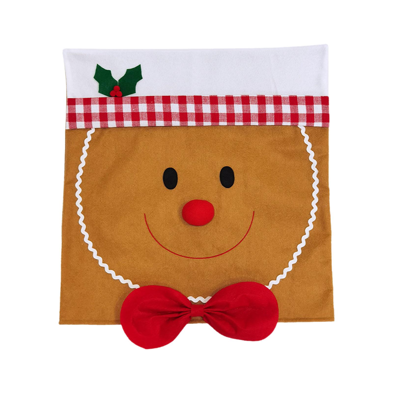 Gingerbread Man Chair Back Cover Back Protector for Dining Office Wedding
Gingerbread Man Chair Back Cover Back Protector for Dining Office Wedding