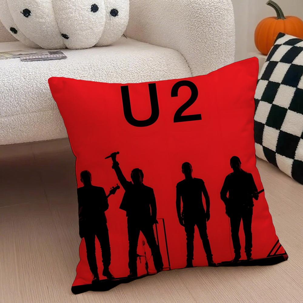Rock Band UU2 Cushion Cover Throw Pillow Cover Hidden Button Durable Polyester Chair Cushion 30X30cm
Rock Band UU2 Cushion Cover Throw Pillow Cover Hidden Button Durable Polyester Chair Cushion 30X30cm