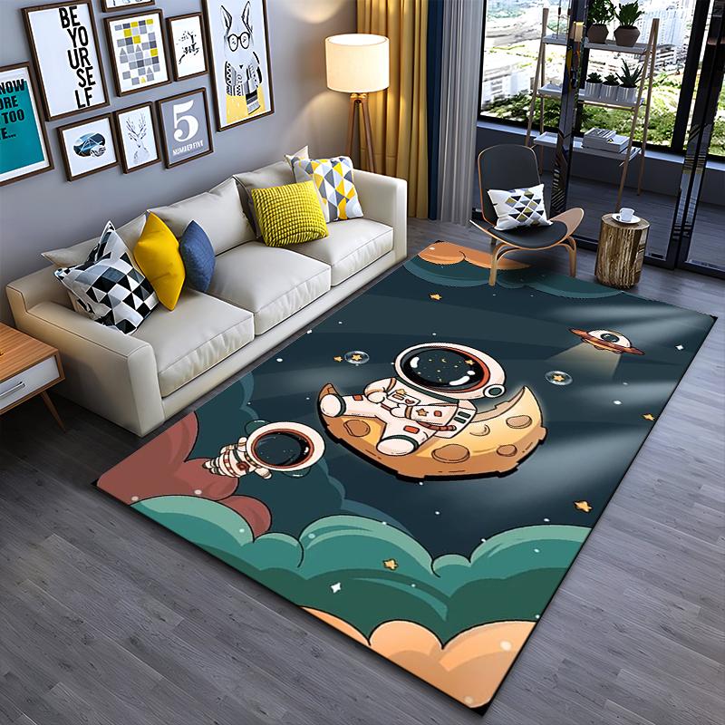 Astronaut Space-Themed Rug with Moon, Stars, and Cartoon Design Suitable for use as an anti-slip for living room bedroom sofas 40x60cm( 15x23in )
Astronaut Space-Themed Rug with Moon, Stars, and Cartoon Design Suitable for use as an anti-slip for living room bedroom sofas 40x60cm( 15x23in )