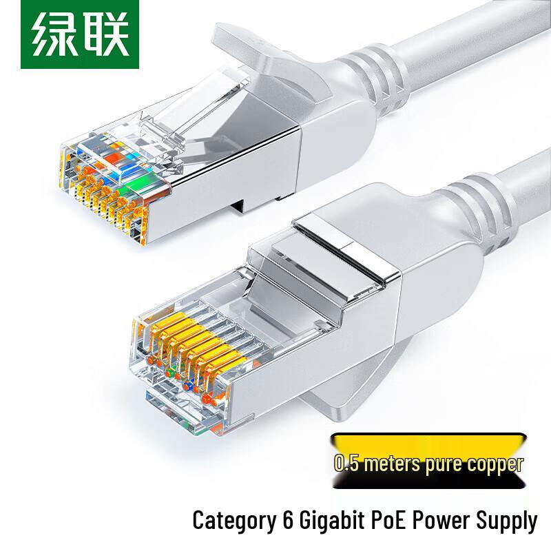 UGREEN Cat6 Pure Copper Ethernet Cable
UGREEN Cat6 Pure Copper Ethernet Cable