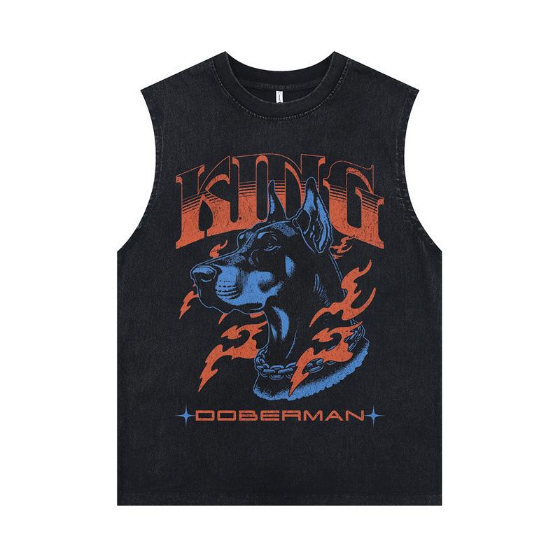 European And American Dark Flame Print Washed Old Oversize Sleeveless T-Shirt Men S Hiphop Vest XXL
European And American Dark Flame Print Washed Old Oversize Sleeveless T-Shirt Men S Hiphop Vest XXL