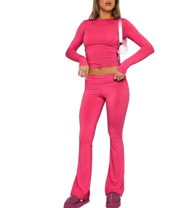 Новая мода топы с длинными рукавами и длинные брюки костюм женский комплект из 2 предметов облегающий наряд 2024 повседневная короткая блузка 1121110-18 L красный
Новая мода топы с длинными рукавами и длинные брюки костюм женский комплект из 2 предметов облегающий наряд 2024 повседневная короткая блузка 1121110-18 L красный