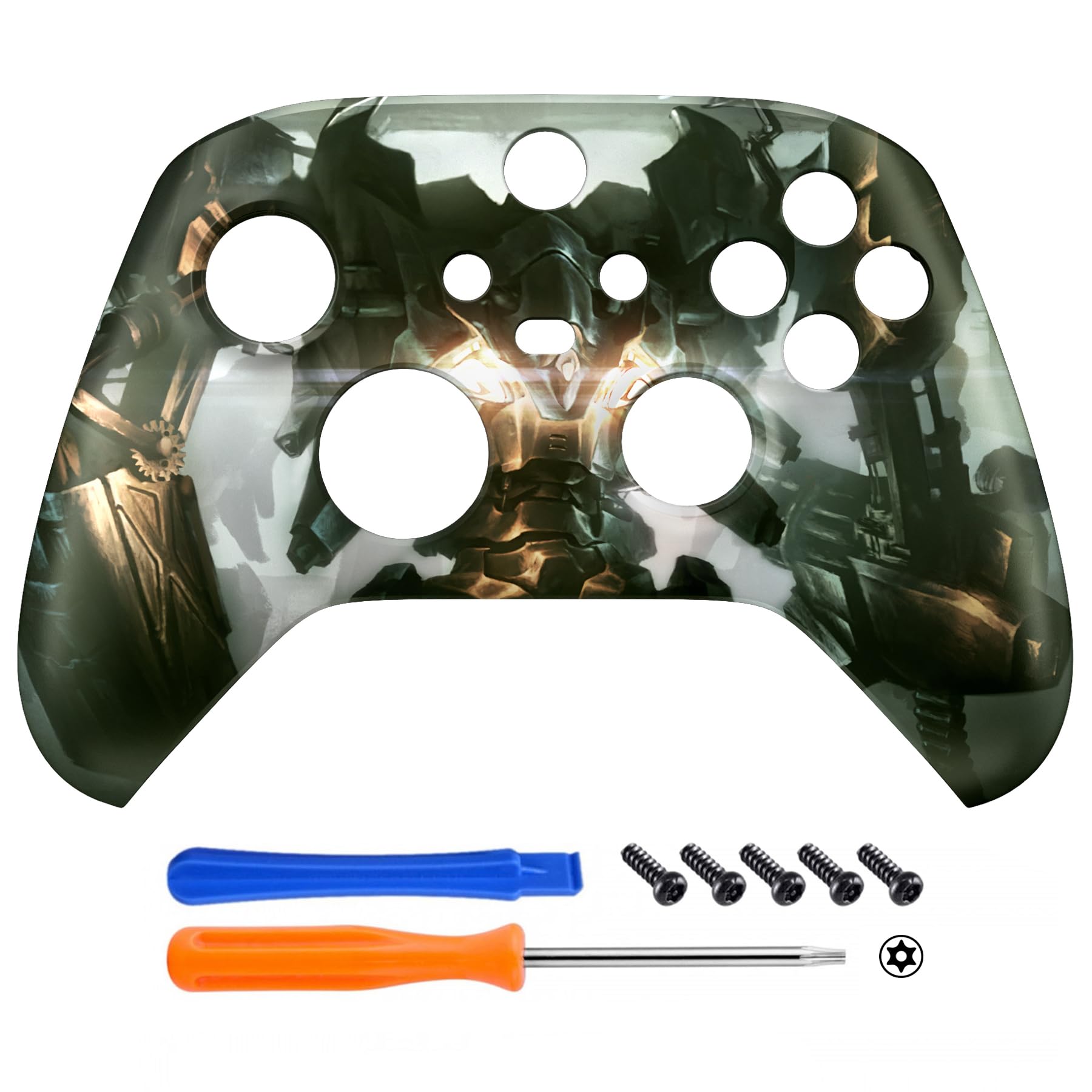 custom front housing shell for Xbox Series featuring a mildly cover faceplate for Xbox Series and Xbox Core not eXtremeRate s X/S, horror-inspired
custom front housing shell for Xbox Series featuring a mildly cover faceplate for Xbox Series and Xbox Core not eXtremeRate s X/S, horror-inspired