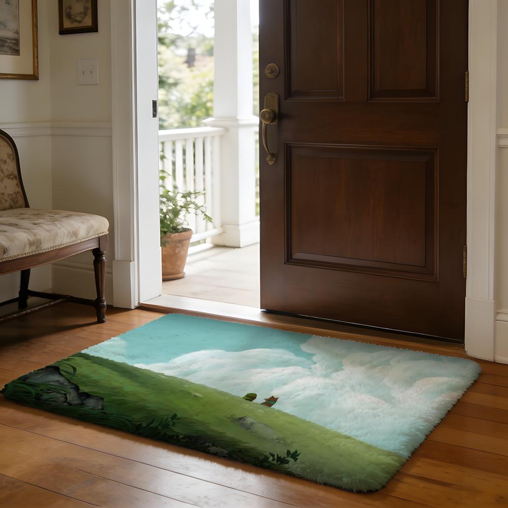 Floor Mat Soft Flannel Rug Non-Slip Absorbent Mat for Bathroom Bedroom Home Decor Anime N-Nobody-N 50x80cm
Floor Mat Soft Flannel Rug Non-Slip Absorbent Mat for Bathroom Bedroom Home Decor Anime N-Nobody-N 50x80cm
