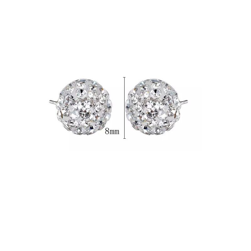Женские серьги-гвоздики Crystal Line Azuria из стерлингового серебра 925 пробы с коробкой, диско-шар, белые кристаллы, висячие серьги-гвоздики на крючках
Женские серьги-гвоздики Crystal Line Azuria из стерлингового серебра 925 пробы с коробкой, диско-шар, белые кристаллы, висячие серьги-гвоздики на крючках