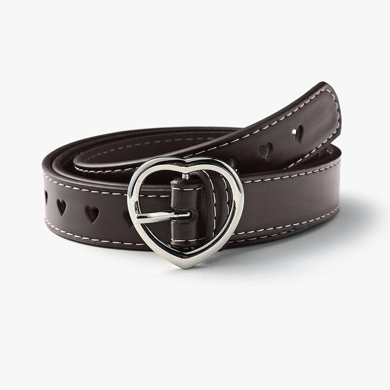 Один товар Love Buckle ремень женский в форме сердца с полным отверстием полый декоративный женский ремень Length 110 Width 2.3 темно-коричневого
Один товар Love Buckle ремень женский в форме сердца с полным отверстием полый декоративный женский ремень Length 110 Width 2.3 темно-коричневого