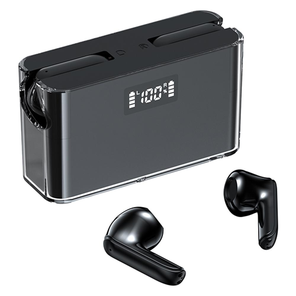 TM11 Semi-In-Ear Bluetooth-compatible Headphones Sports Earphones with Digital Display Charging Case Pink
TM11 Semi-In-Ear Bluetooth-compatible Headphones Sports Earphones with Digital Display Charging Case Pink