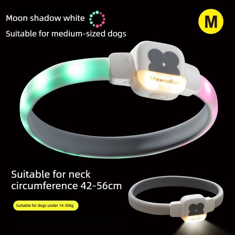 Silicone Led Luminous Dogs Collars USB Charging Walking The Dog Night Adjustable Pet Luminous Collar Dog Accessories Supplies
Silicone Led Luminous Dogs Collars USB Charging Walking The Dog Night Adjustable Pet Luminous Collar Dog Accessories Supplies