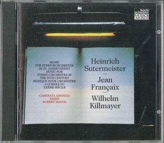 CD HEINRICH SUTERMEISTER JEAN FRANCAI Heinrich Sutermeister Jean Franca 311145 KOCH SCHWANN MU 1991 Austria Classical Used
CD HEINRICH SUTERMEISTER JEAN FRANCAI Heinrich Sutermeister Jean Franca 311145 KOCH SCHWANN MU 1991 Austria Classical Used