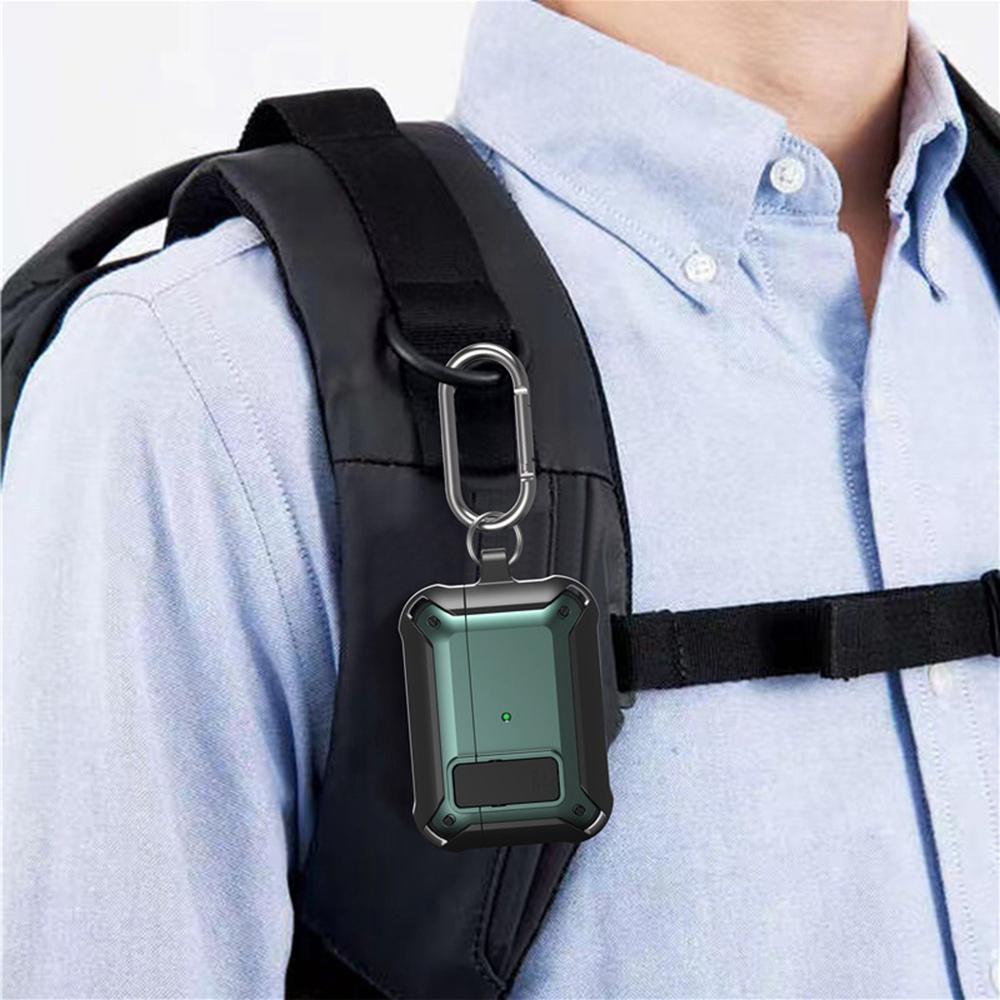 For AirPods Pro 2 Charging Case Cover Bluetooth-compatible Headset Protector Anti-Drop Cover Scratch Resistant Silicone+PC Case with Buckle/Lock Green
For AirPods Pro 2 Charging Case Cover Bluetooth-compatible Headset Protector Anti-Drop Cover Scratch Resistant Silicone+PC Case with Buckle/Lock Green