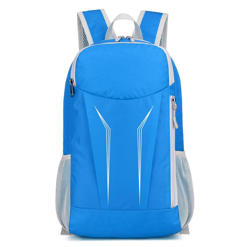 Hiking Outdoor Folding Bag Splash Proof Light Schoolbag Riding Zipper Backpack світло-синій колір
Hiking Outdoor Folding Bag Splash Proof Light Schoolbag Riding Zipper Backpack світло-синій колір