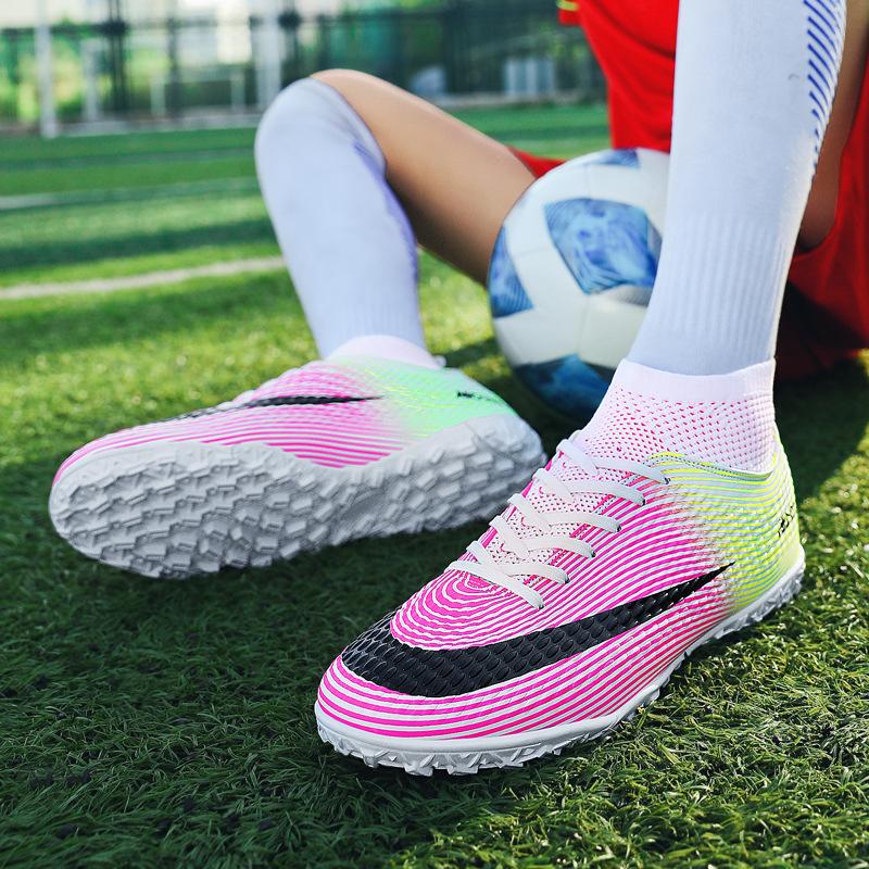 High-top football shoes for men and women C Ronaldo World Cup TF broken nails AG long nails lawn adult game training shoes 31
High-top football shoes for men and women C Ronaldo World Cup TF broken nails AG long nails lawn adult game training shoes 31