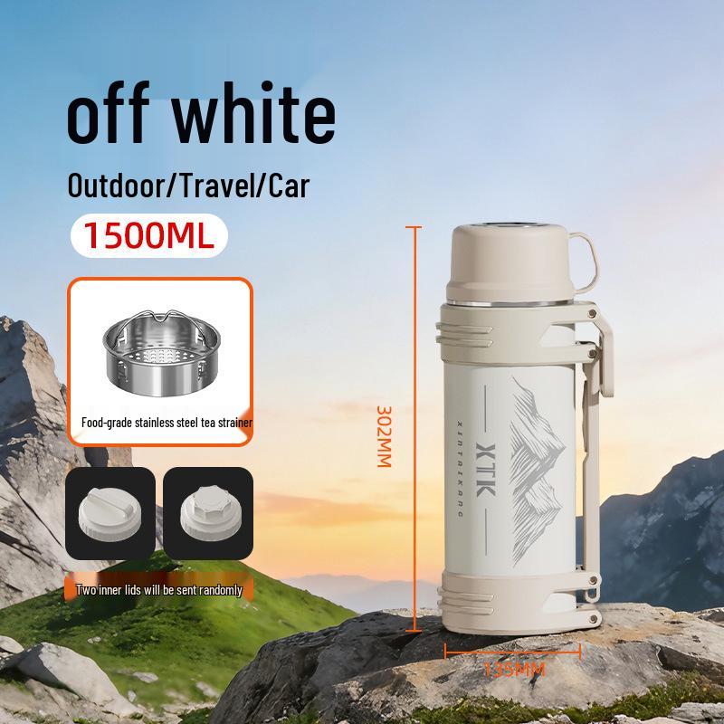 Dual-Lid Insulated 316 Stainless Steel Travel Water Bottle with Large Capacity
Dual-Lid Insulated 316 Stainless Steel Travel Water Bottle with Large Capacity