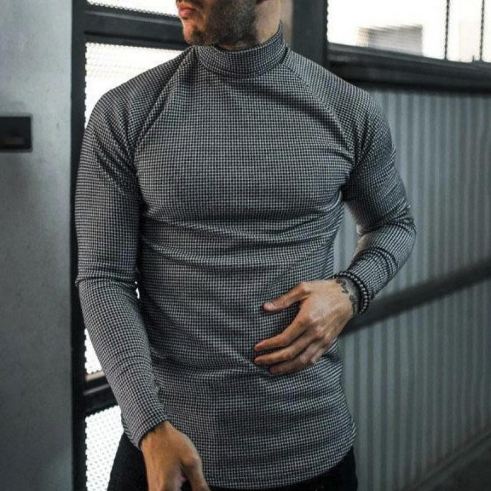 Мужская водолазка с длинным рукавом, тонкий пуловер, свитер, блузка, топ M
Мужская водолазка с длинным рукавом, тонкий пуловер, свитер, блузка, топ M