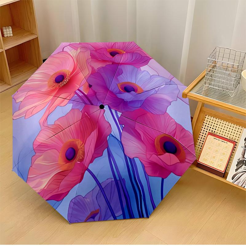 Floral (2) Theme Automatic Umbrella Compact 8-Rib Design Sturdy Construction Durable Umbrella Stylish Accessory
Floral (2) Theme Automatic Umbrella Compact 8-Rib Design Sturdy Construction Durable Umbrella Stylish Accessory
