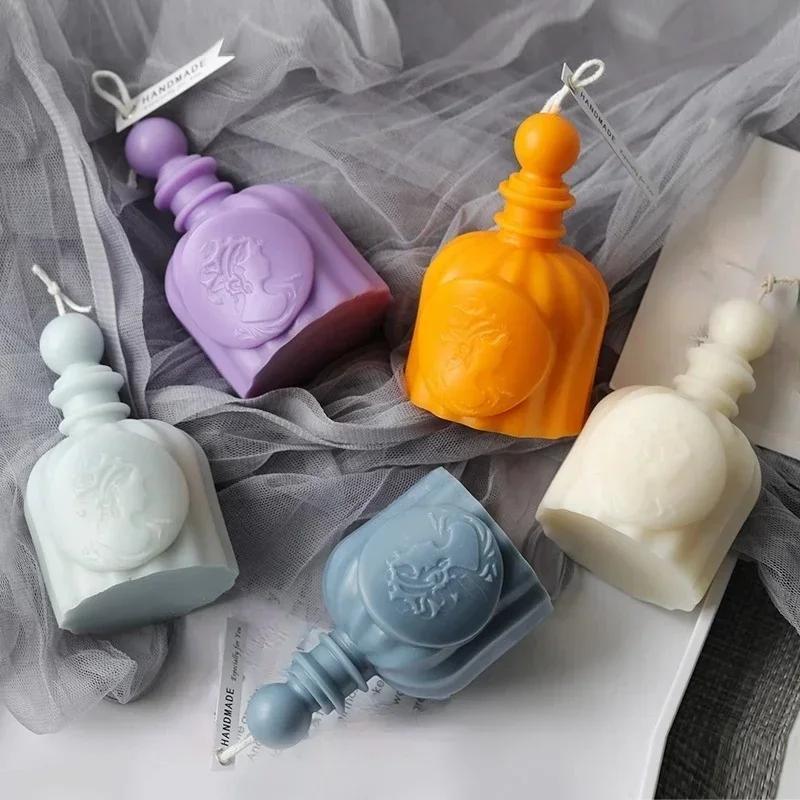 Perfume Bottle Silicone Candle Mould DIY Handmade Scented Aromatherapy Candle Mold 3D Crafts Epoxy Resin Form For Candle Holder A
Perfume Bottle Silicone Candle Mould DIY Handmade Scented Aromatherapy Candle Mold 3D Crafts Epoxy Resin Form For Candle Holder A