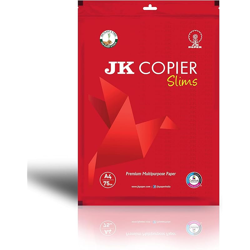 Jk Copier Slims Paper A4, 75 Gsm, 100 Sheets 100 Count (Pack of 1) белый
Jk Copier Slims Paper A4, 75 Gsm, 100 Sheets 100 Count (Pack of 1) белый