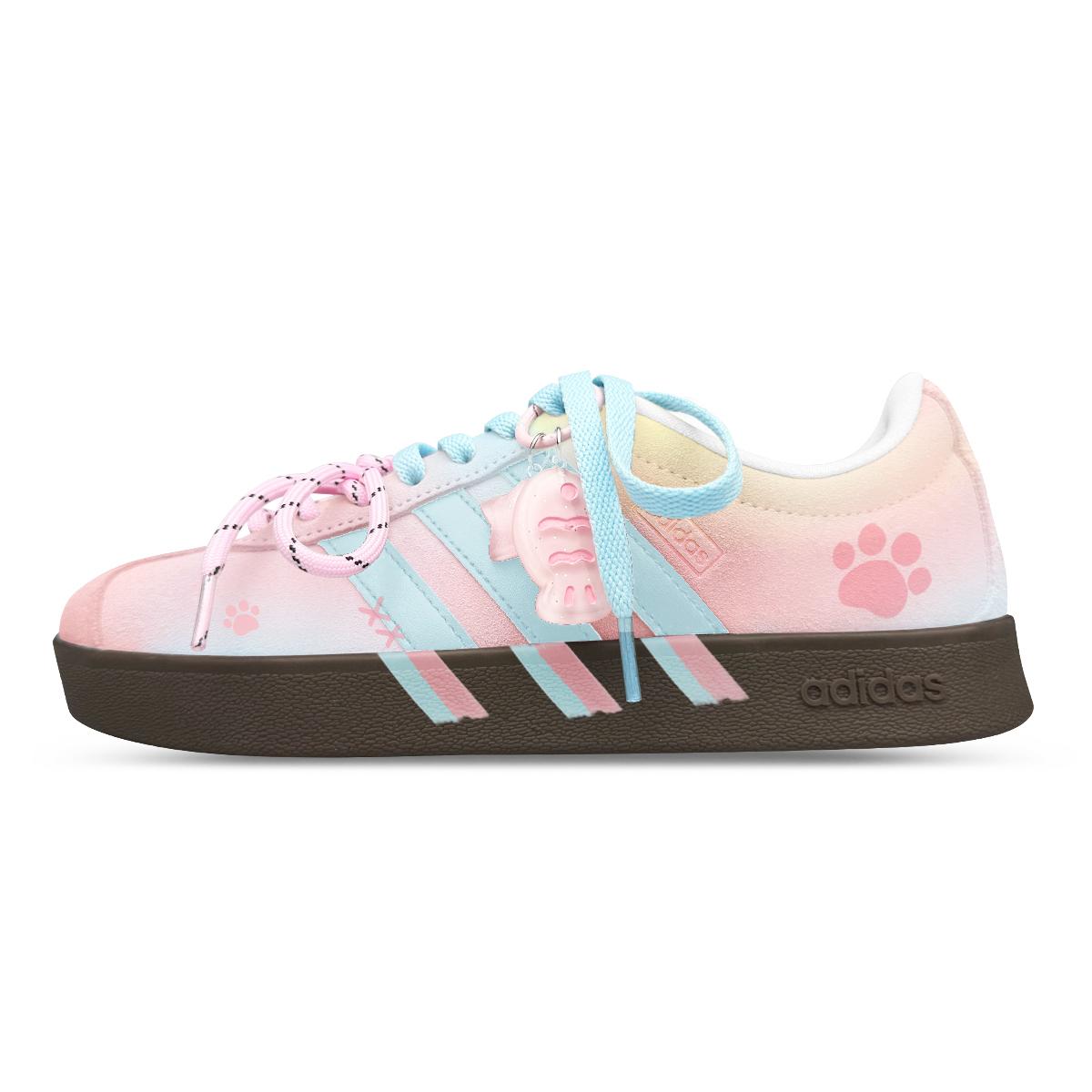 Adidas VL COURT 2.0 Cushioning, Wear Resistant Low top Skateboard Shoes Unisex Pink Blue HQ1802(Team116-ad) 43⅓
Adidas VL COURT 2.0 Cushioning, Wear Resistant Low top Skateboard Shoes Unisex Pink Blue HQ1802(Team116-ad) 43⅓