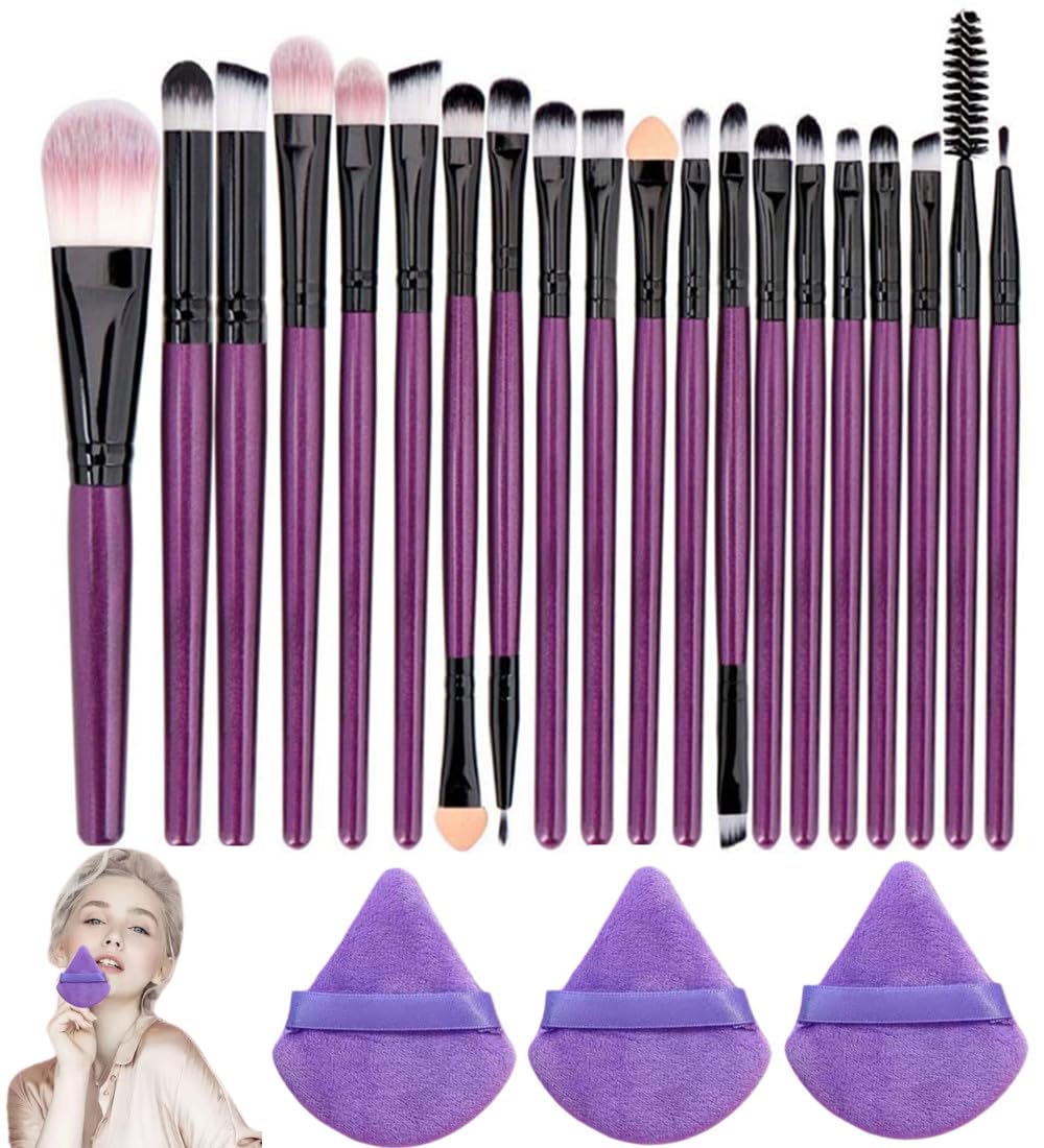 Makeup Brush and Powder Puff Full Set of Soft Makeup Eyeshadow Concealer Lip Eyebrow Beauty Day Gift 23-Piece Set, Bristles, Multi-Function Brushes, фіолетовий
Makeup Brush and Powder Puff Full Set of Soft Makeup Eyeshadow Concealer Lip Eyebrow Beauty Day Gift 23-Piece Set, Bristles, Multi-Function Brushes, фіолетовий