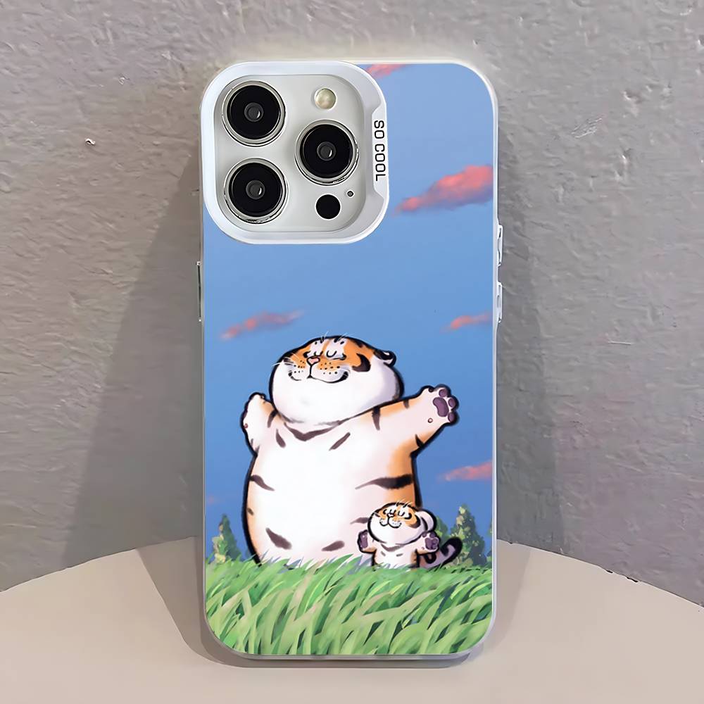 Cartoon Chinese Fat Tiger Phone Case For iPhone 17,16,15,14,13,12,11,Pro,Max,Plus,SE,Air,Mini Anti Fall White Bumper iPhone15PROMAX
Cartoon Chinese Fat Tiger Phone Case For iPhone 17,16,15,14,13,12,11,Pro,Max,Plus,SE,Air,Mini Anti Fall White Bumper iPhone15PROMAX