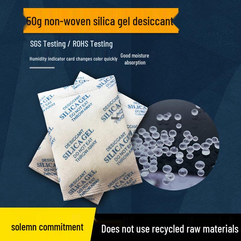 50g Non-woven Desiccant for Clothing, Electronics, Hardware, Luggage, Industrial Bags - Moistureproof Agent Non-woven Mineral 50g
50g Non-woven Desiccant for Clothing, Electronics, Hardware, Luggage, Industrial Bags - Moistureproof Agent Non-woven Mineral 50g