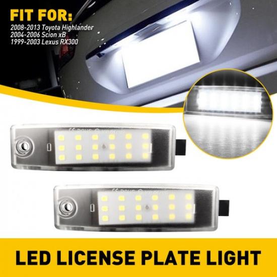 LED License Plate Light 6000K Kit Xenon White For 2008-2013 Toyota Highlander
LED License Plate Light 6000K Kit Xenon White For 2008-2013 Toyota Highlander