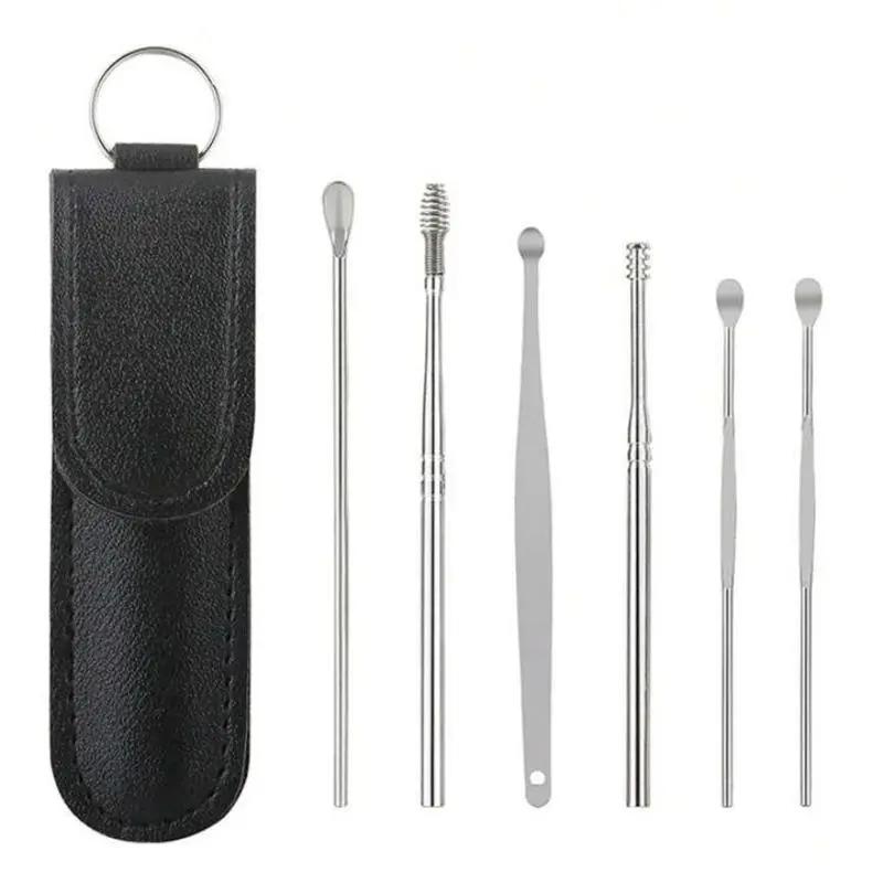 6 Counts Stainless Steel Earwax Removal Kit, Spiral Ear Massage Cleaner, Mini Portable Design чёрный
6 Counts Stainless Steel Earwax Removal Kit, Spiral Ear Massage Cleaner, Mini Portable Design чёрный