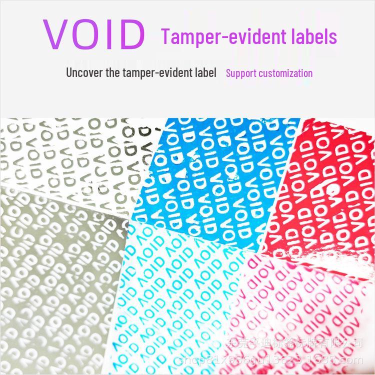 Custom VOID Tamper-Proof Labels: Single-Use, Tear-Off, Leave-Message Seals
Custom VOID Tamper-Proof Labels: Single-Use, Tear-Off, Leave-Message Seals