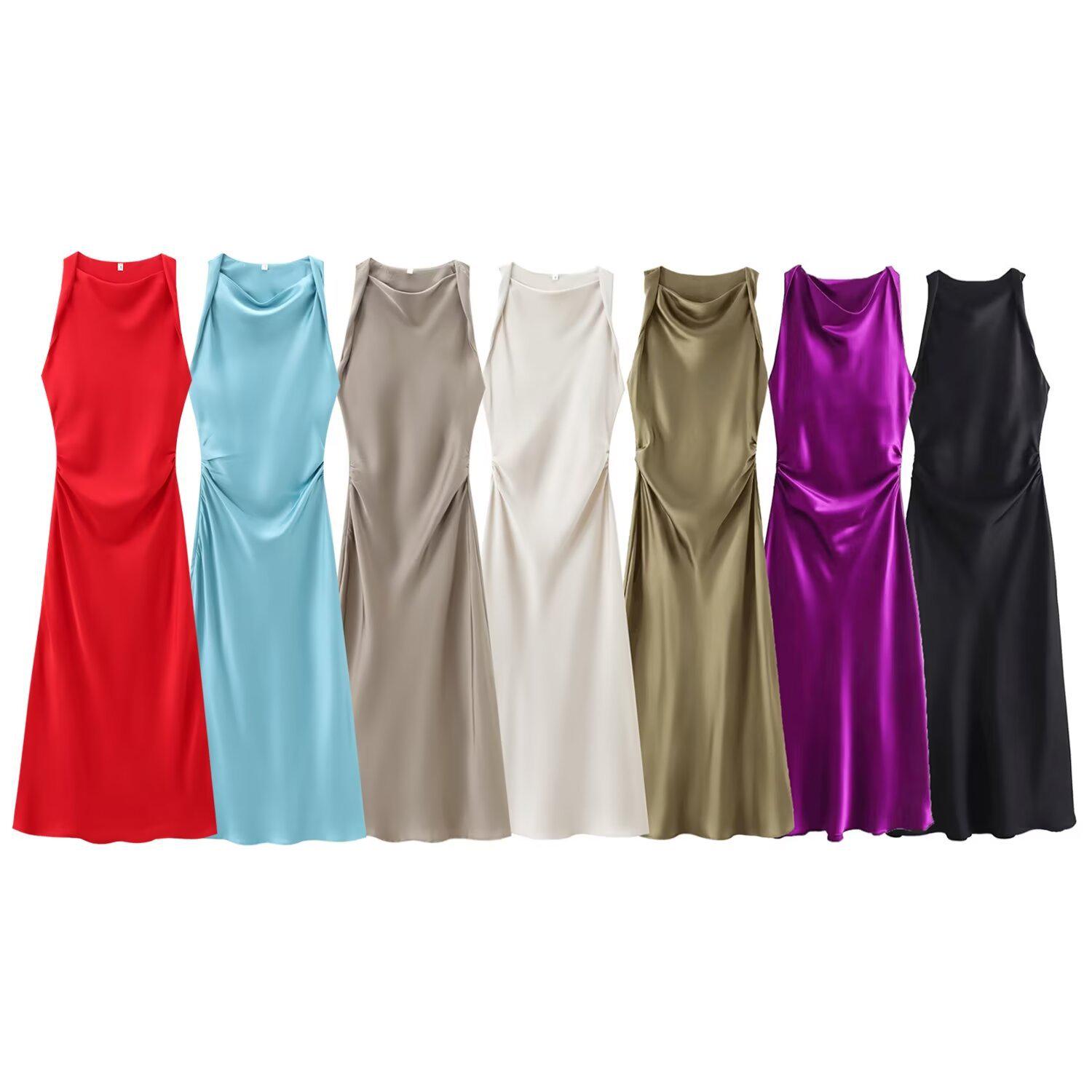 Silk Satin French Style Summer Midi Dress 2024: Elegant, Versatile, and Fashionable Women s Clothing Small чорний
Silk Satin French Style Summer Midi Dress 2024: Elegant, Versatile, and Fashionable Women s Clothing Small чорний