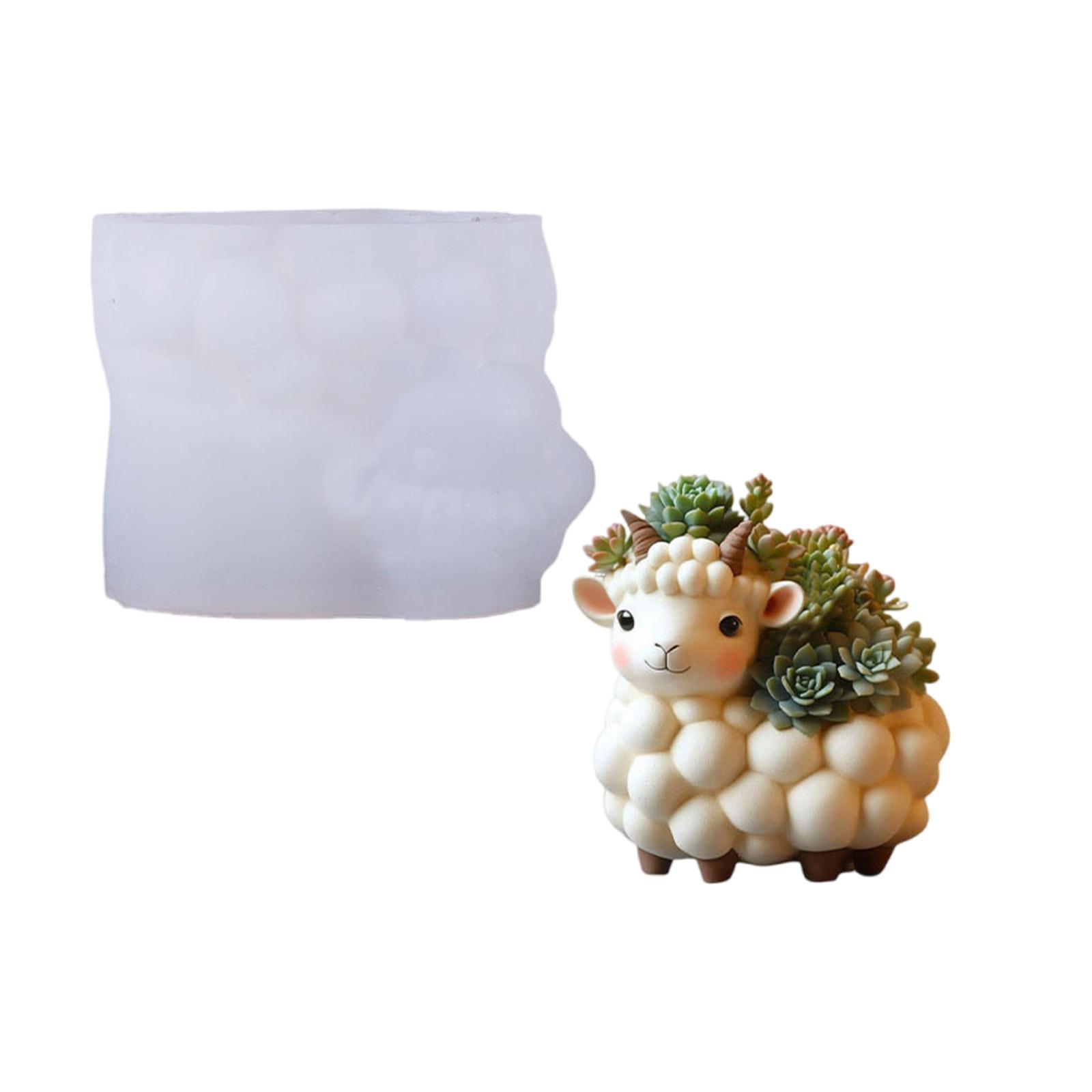 Versatile Silicone Craft Mould Sheep Designs Jewelry Holder Planter Candle Making Tool 1
Versatile Silicone Craft Mould Sheep Designs Jewelry Holder Planter Candle Making Tool 1