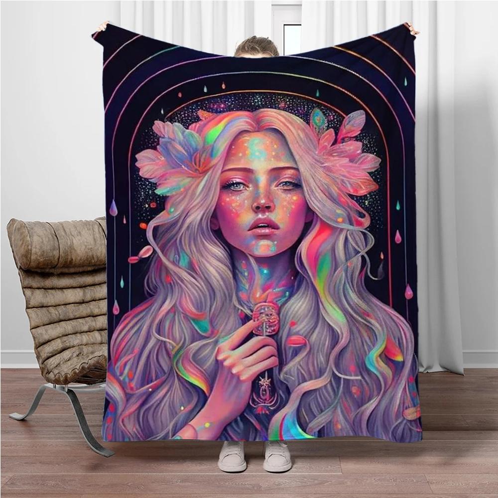 Girl Fantasy Art Soft Flannel Blankets Keep Warm Throw Blanket Comfortable Blanket for Picnic Beds Sofa Home Bedroom Camping 100x150cm(39x59in)
Girl Fantasy Art Soft Flannel Blankets Keep Warm Throw Blanket Comfortable Blanket for Picnic Beds Sofa Home Bedroom Camping 100x150cm(39x59in)