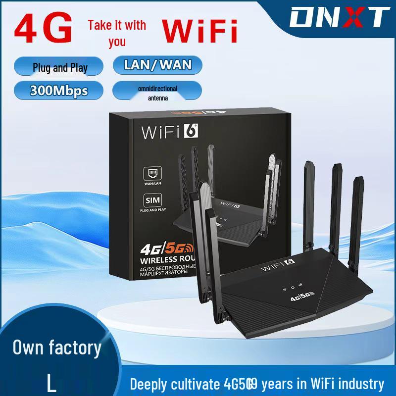 WR910 4G LTE WiFi6 Router with 6 Antennas and Single Port for Southeast Asia, Russia, Middle East, and Europe EU Power чорний
WR910 4G LTE WiFi6 Router with 6 Antennas and Single Port for Southeast Asia, Russia, Middle East, and Europe EU Power чорний