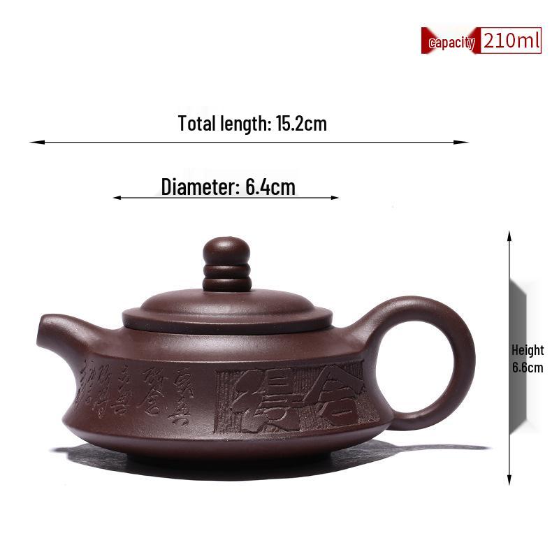 Yixing Zisha Teapot with Ball Hole - Ceramic Tea Set Engraving Gift with Packaging
Yixing Zisha Teapot with Ball Hole - Ceramic Tea Set Engraving Gift with Packaging