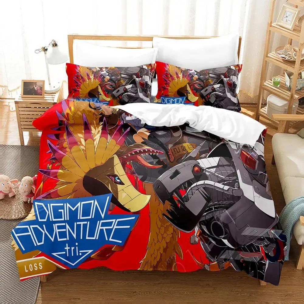 3D Print Anime Digimon Adventure Beding Set Soft Duvet Cover Bed Linen Set Comfortable Quilt Cover Pilowcase Warm Comforter king Quen Sized Dimensions 100*200cm Single
3D Print Anime Digimon Adventure Beding Set Soft Duvet Cover Bed Linen Set Comfortable Quilt Cover Pilowcase Warm Comforter king Quen Sized Dimensions 100*200cm Single