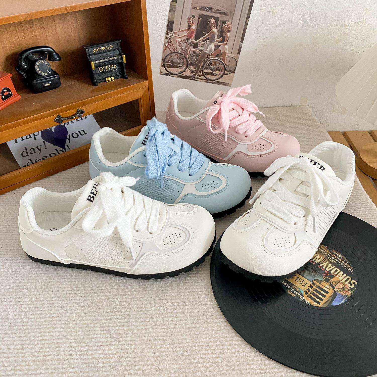 B3506 latex insole/mango head white shoes women s new board shoes casual big head German training shoes 40 бежевий
B3506 latex insole/mango head white shoes women s new board shoes casual big head German training shoes 40 бежевий