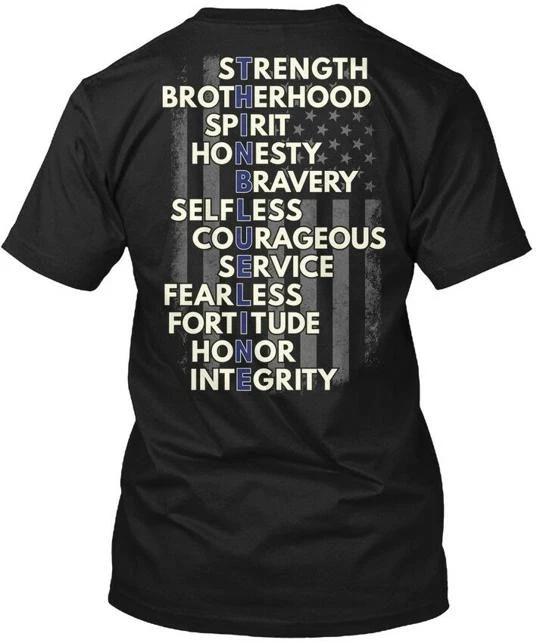 Thin Blue Line Matters Strength Brother Hood Spirit TTshirt Made in USA S to 5XL 2XL
Thin Blue Line Matters Strength Brother Hood Spirit TTshirt Made in USA S to 5XL 2XL