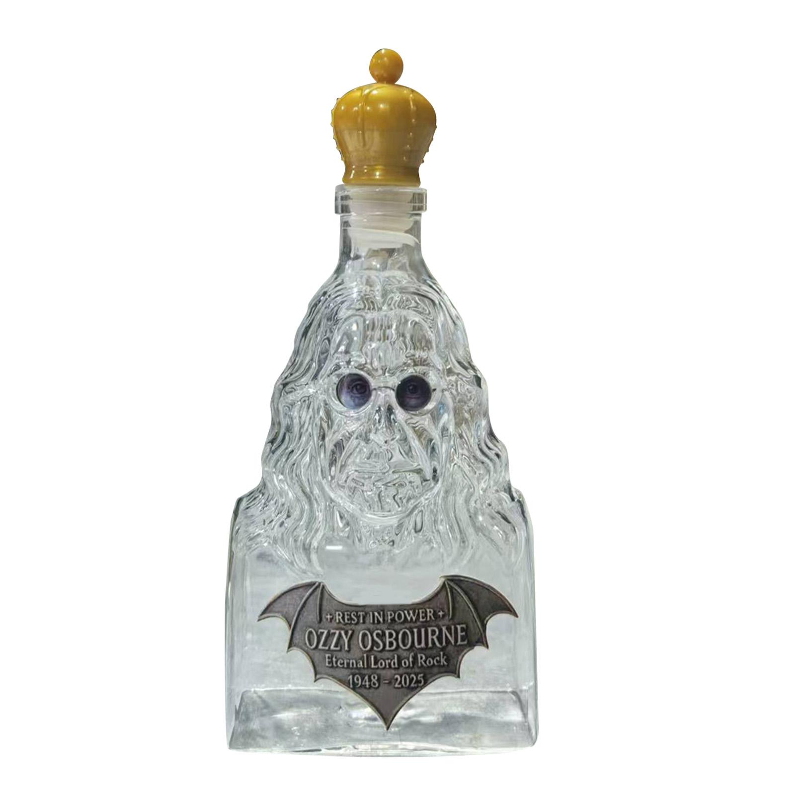 Creative Collectible Glass Bottle 350ml with Detailed Sculpted Design and Decorative Cap Suitable for Display or Storage one size
Creative Collectible Glass Bottle 350ml with Detailed Sculpted Design and Decorative Cap Suitable for Display or Storage one size