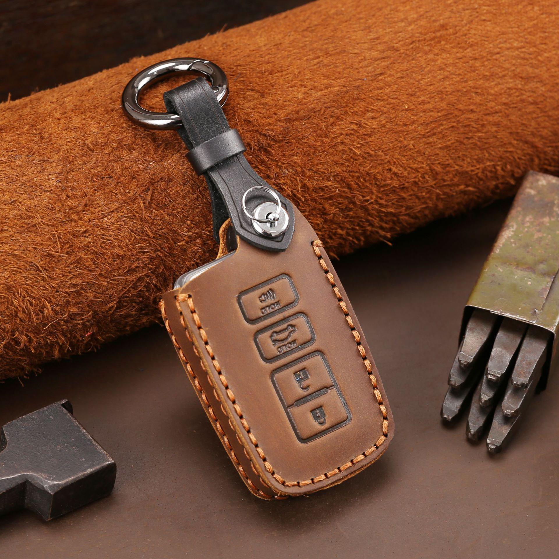 Сумка для ключей автомобиля Подходит для старых моделей Toyota Сумка-чехол для ключей автомобиля ручной работы из кожи Crazy Horse
Сумка для ключей автомобиля Подходит для старых моделей Toyota Сумка-чехол для ключей автомобиля ручной работы из кожи Crazy Horse