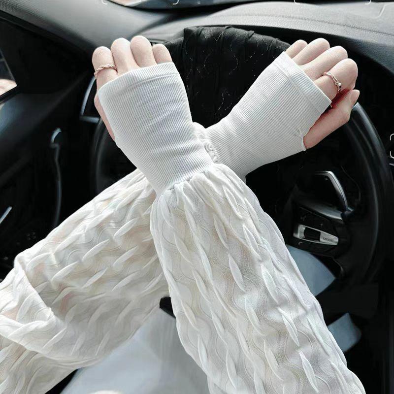 sleeve sun protection and UV cycling spring and summer fairy version loose solid color driving ice sleeves loose and comfortable бежевий
sleeve sun protection and UV cycling spring and summer fairy version loose solid color driving ice sleeves loose and comfortable бежевий