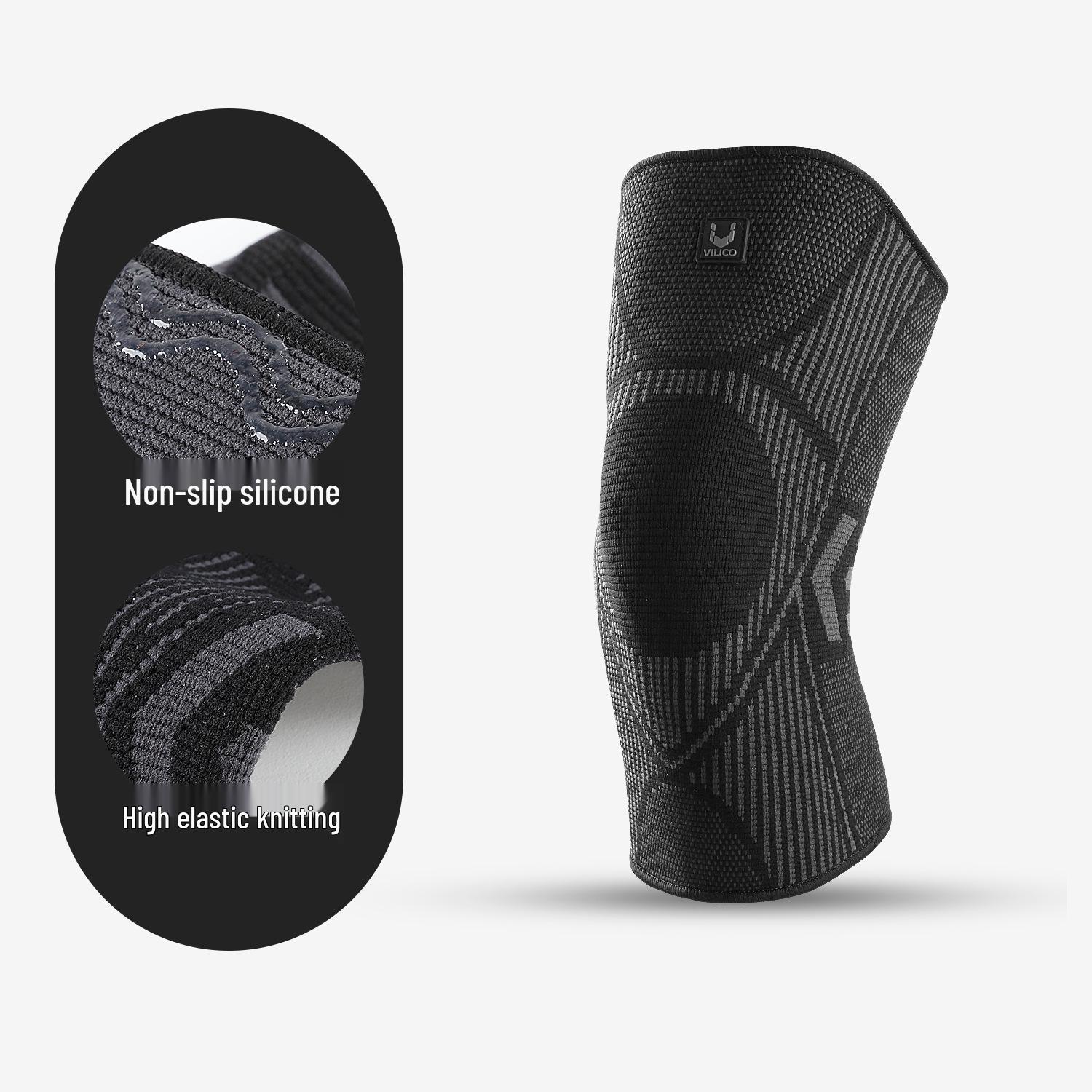 Vilico Unisex Summer Sports Knee Pads - High Elasticity, Breathable, Comfortable, Shock-Absorbing, Anti-Slip Protective Gear Large
Vilico Unisex Summer Sports Knee Pads - High Elasticity, Breathable, Comfortable, Shock-Absorbing, Anti-Slip Protective Gear Large