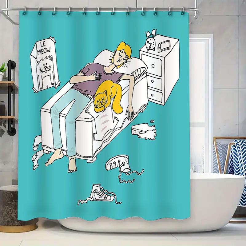 Bathroom Shower Curtain Floral Pattern Waterproof Fabric Decor Vintage Farmhouse Rustic Home Shower Liner W60H190(CM)-1 Pcs
Bathroom Shower Curtain Floral Pattern Waterproof Fabric Decor Vintage Farmhouse Rustic Home Shower Liner W60H190(CM)-1 Pcs
