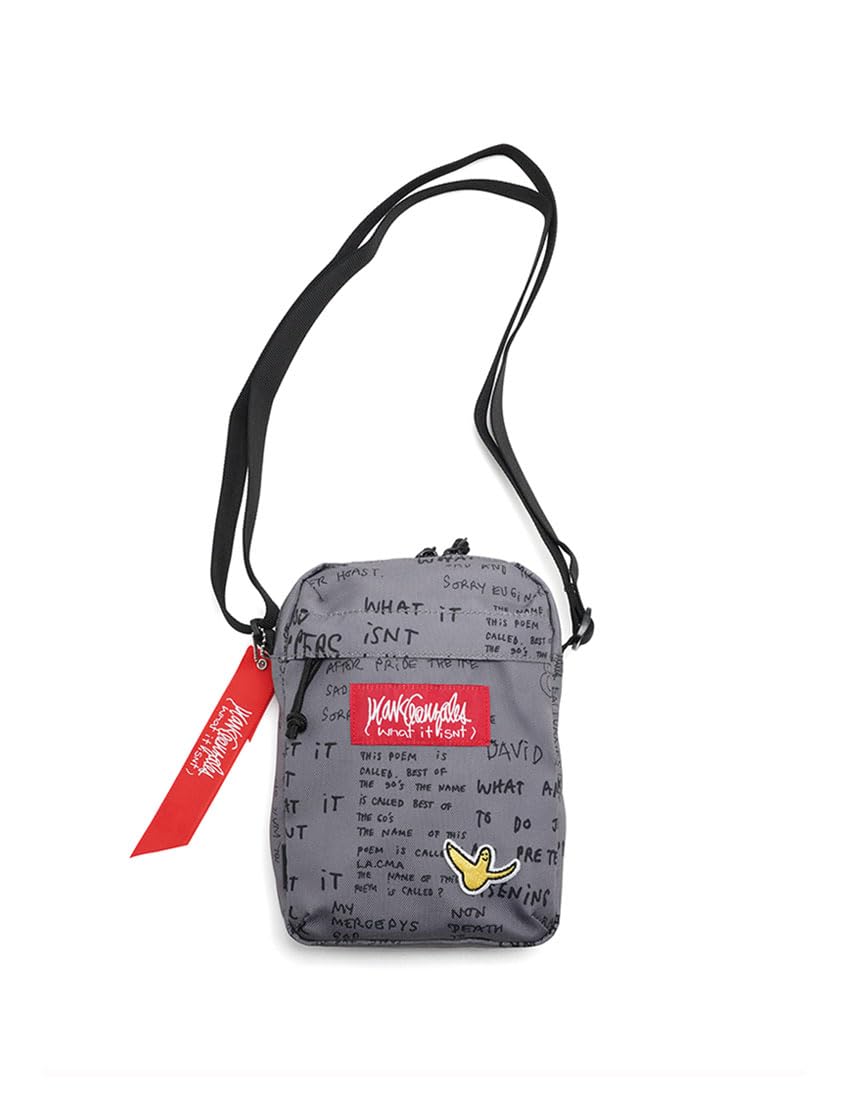 it ART BY MARK GONZALES BOX Logo Shoulder Bag Mini Small Commuting to School Travel Vertical Black All Over Pattern x (What isNt) Men s Women s (Gray
it ART BY MARK GONZALES BOX Logo Shoulder Bag Mini Small Commuting to School Travel Vertical Black All Over Pattern x (What isNt) Men s Women s (Gray