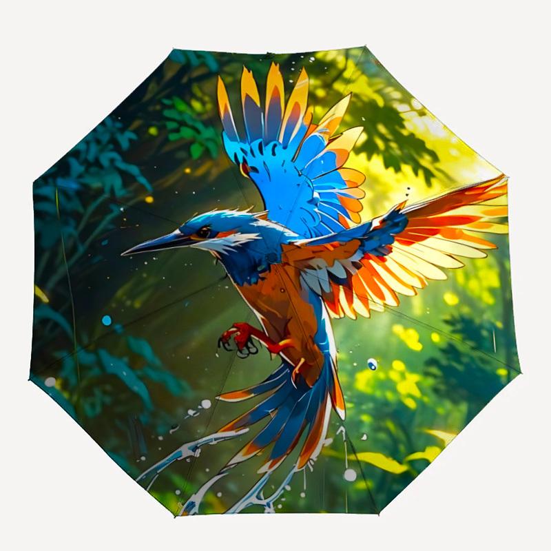 1pc Kingfisher Flight Fashionable Auto Opening/Closing Folding Umbrella with 8 Bones, Windproof Portable, Daily Use239
1pc Kingfisher Flight Fashionable Auto Opening/Closing Folding Umbrella with 8 Bones, Windproof Portable, Daily Use239
