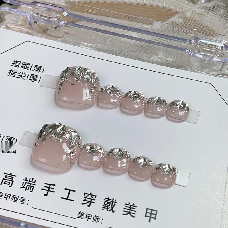 Nude Diamond Cat Eye Toenail Stickers: High-End Wearable Manicure 2025 Light Diamond Pedicure L
Nude Diamond Cat Eye Toenail Stickers: High-End Wearable Manicure 2025 Light Diamond Pedicure L