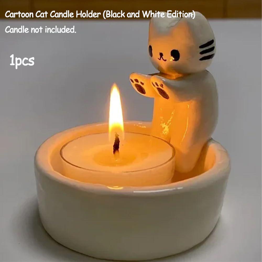 1pc Kitten Candle Holder Creative Aromatherapy Candle Holder High-Temperature Resistant Cartoon Candle Holder
1pc Kitten Candle Holder Creative Aromatherapy Candle Holder High-Temperature Resistant Cartoon Candle Holder