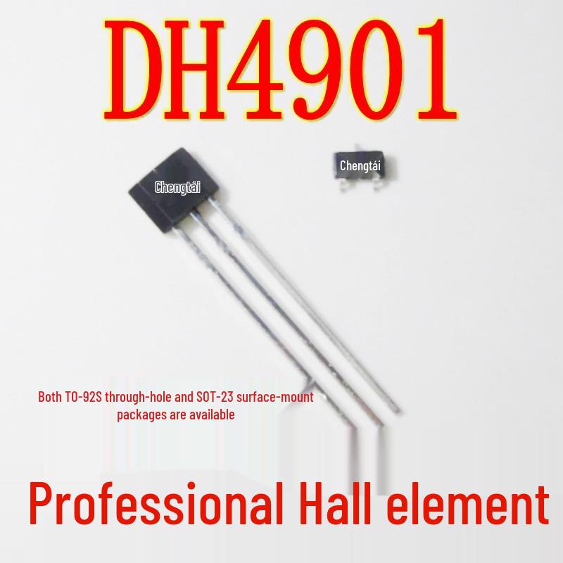 DH4901 Ultra-Sensitive Linear Hall Sensor: Measures 22.5mV/Gs Magnetic Fields SOT-23 Surface-Mount
DH4901 Ultra-Sensitive Linear Hall Sensor: Measures 22.5mV/Gs Magnetic Fields SOT-23 Surface-Mount